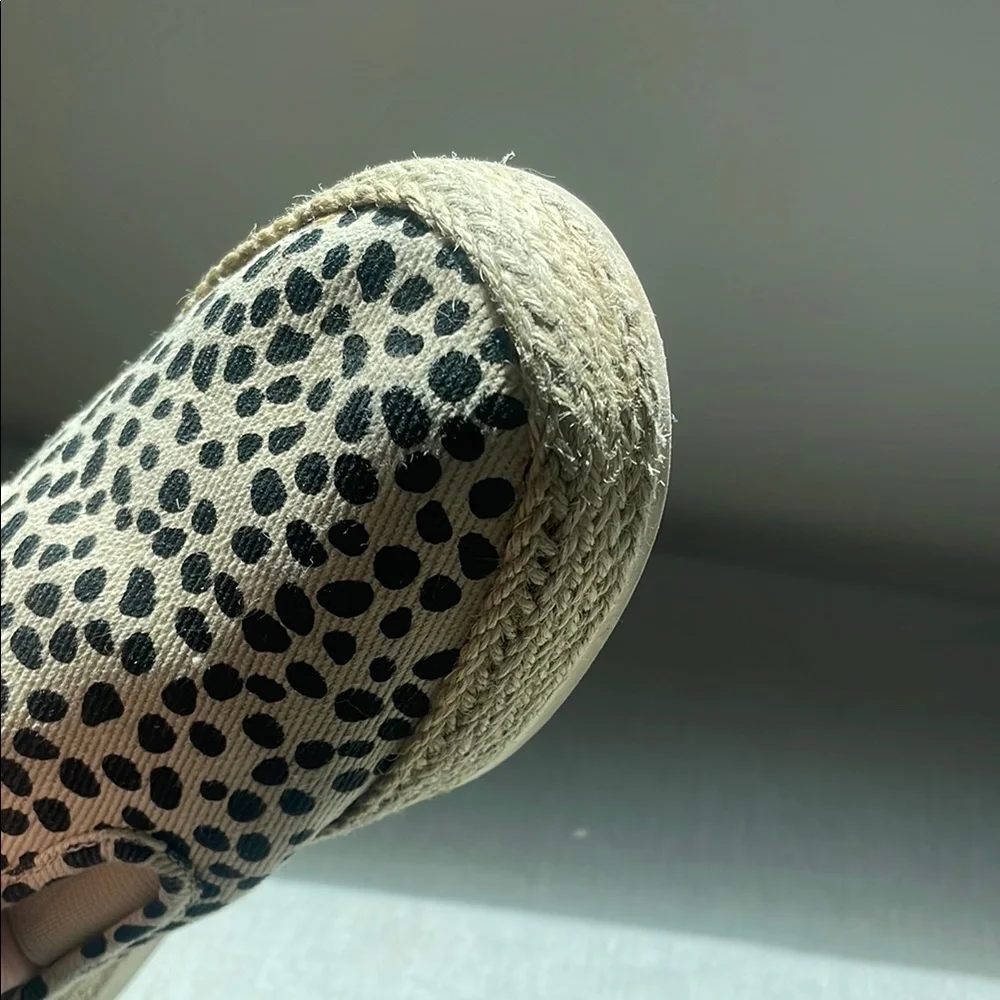Esprit Leopard Espadrille Shoes Size 7.5